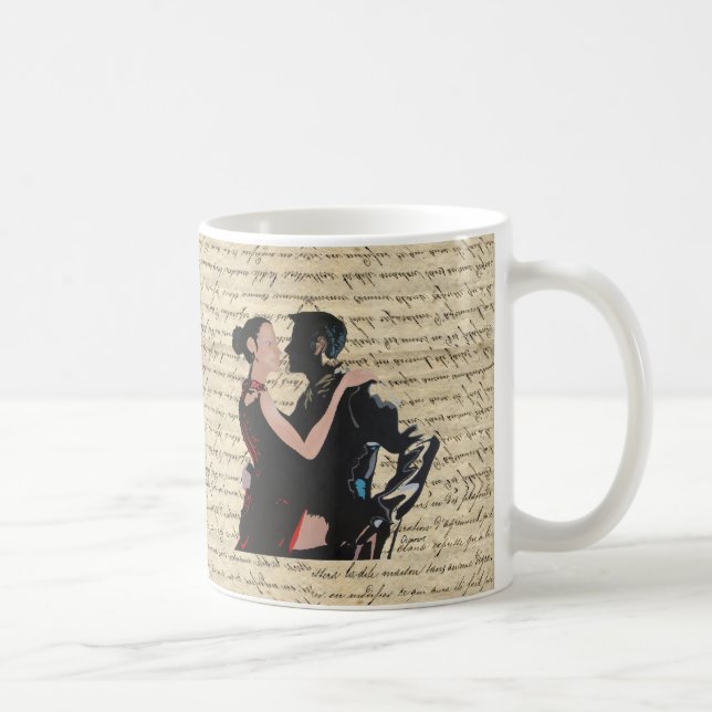 Tango dancers coffee mug (Right)