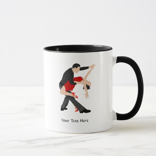 Tango Dancers (customised) Mug (Right)