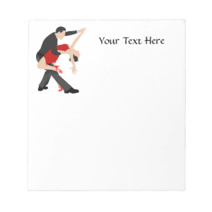 Tango Dancers (customised) Notepad