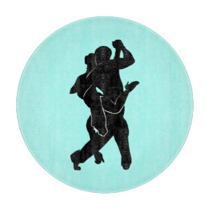 Tango Dancers Cutting Board - Choose Colours