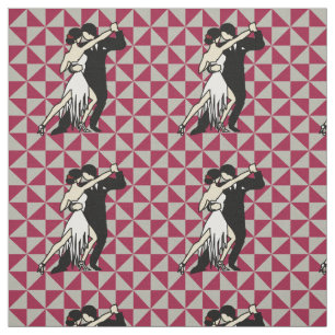 Tango Dancers Fabric