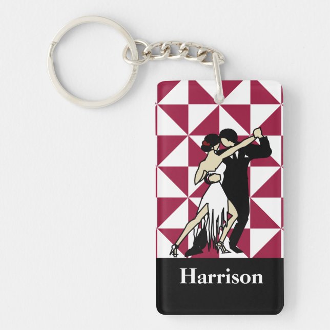 Tango Dancers Key Ring (Front)