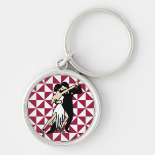 Tango Dancers Key Ring
