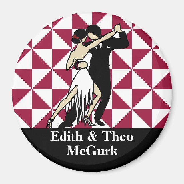 Tango Dancers Magnet (Front)