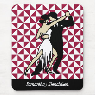 Tango Dancers Mouse Pad