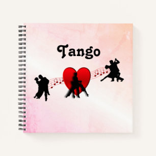 Tango Dancers Tangy Notebook