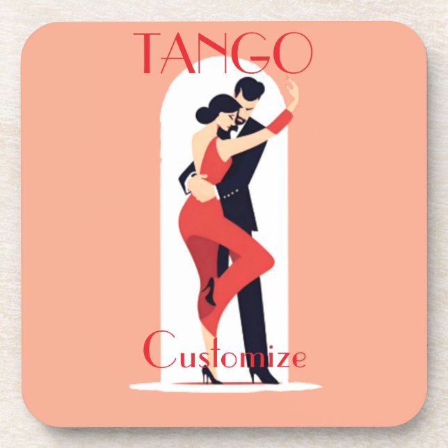 Tango Dancers Thunder_Cove Coaster (Front)