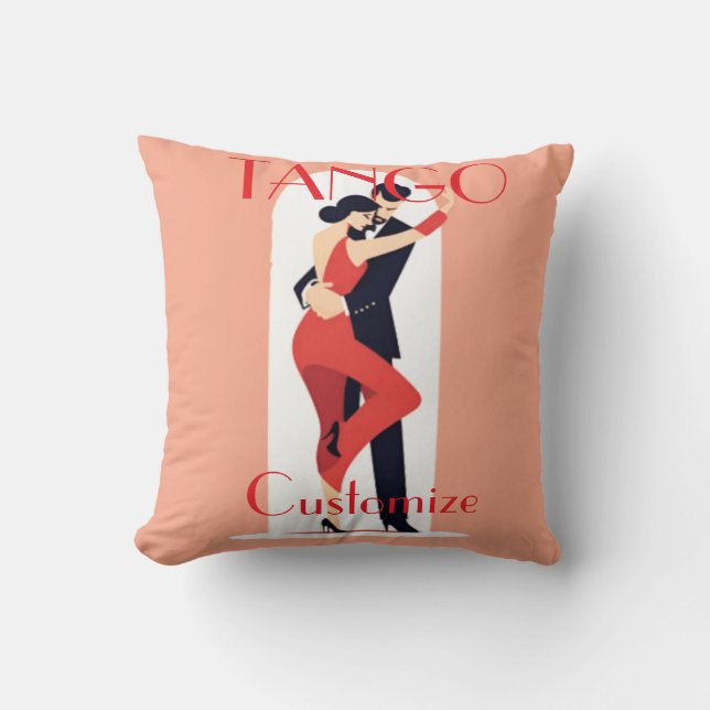 Tango Dancers Thunder_Cove Cushion (Front)