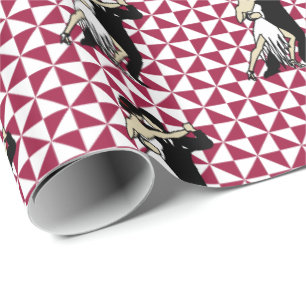 Tango Dancers Wrapping Paper