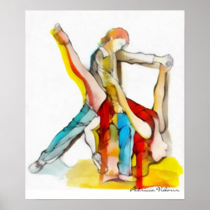 Tango Dancing Poster