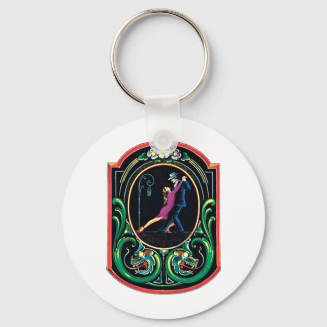 Tango design! Tango Art! Key Ring (Front)