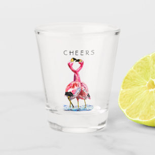 Tango Flamingo - Cheers Shot Glass