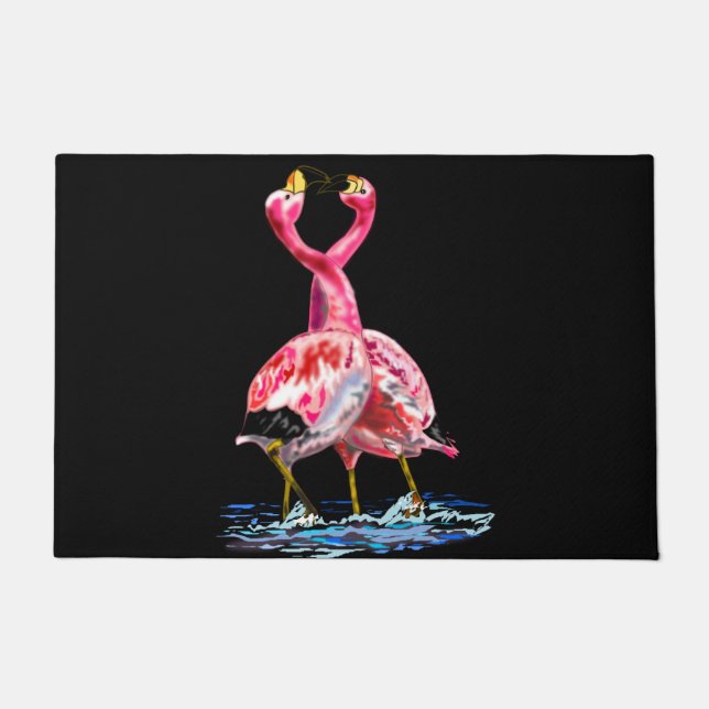 Tango Flamingo Doormat (Front)