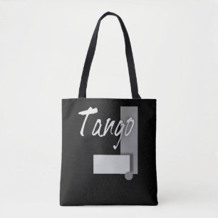 Tango Geometry Tote Bag