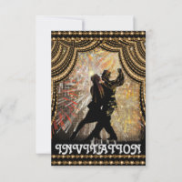 Tango Latin Dance Party Invitation