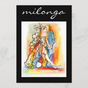 Tango Milonga Invitation