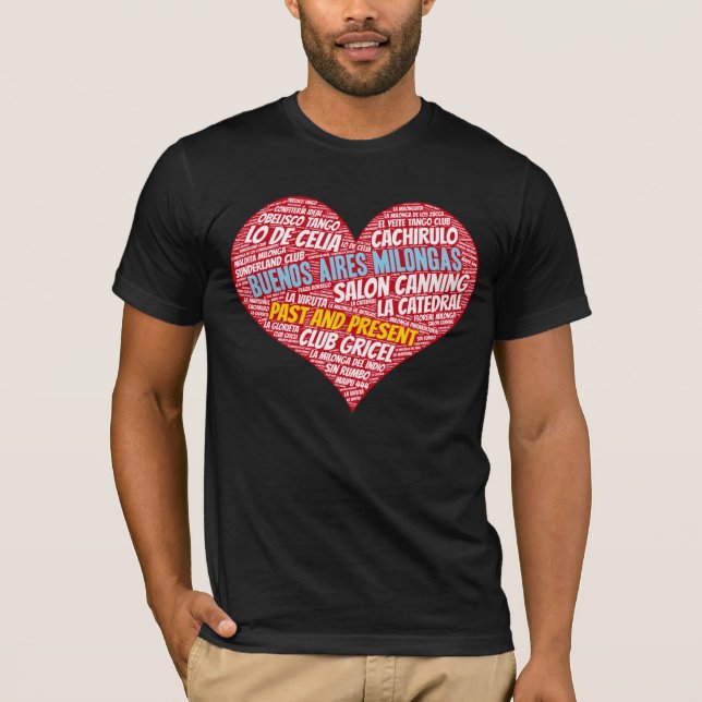 Tango Milongas of Buenos Aires Past and Present T-Shirt (Front)