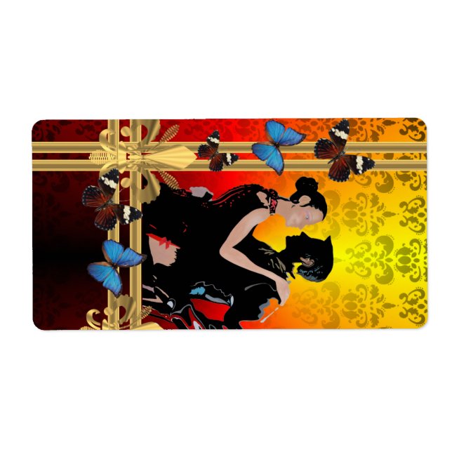 Tango on damask (Front)