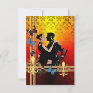 Tango on damask