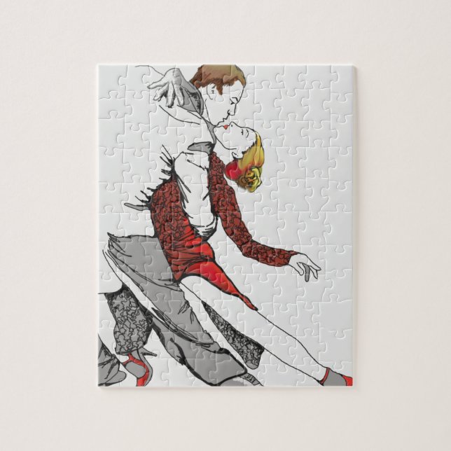 Tango Romance Jigsaw Puzzle (Vertical)