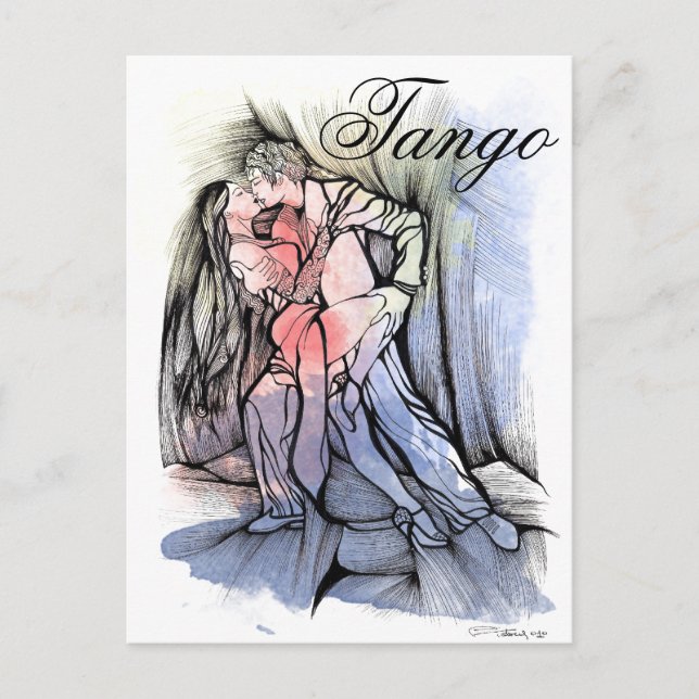 Tango Romance Postcard (Front)