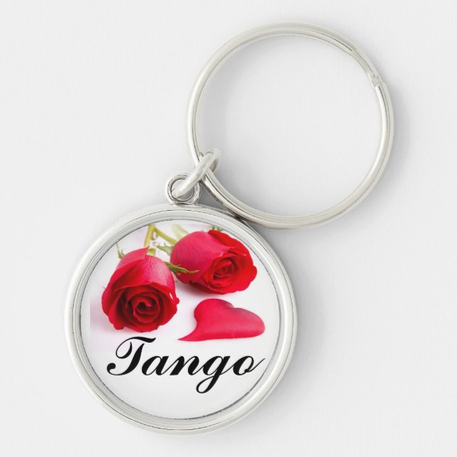 Tango rosa key ring (Front)