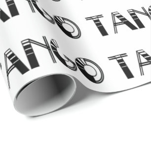 Tango Word Wrapping Paper