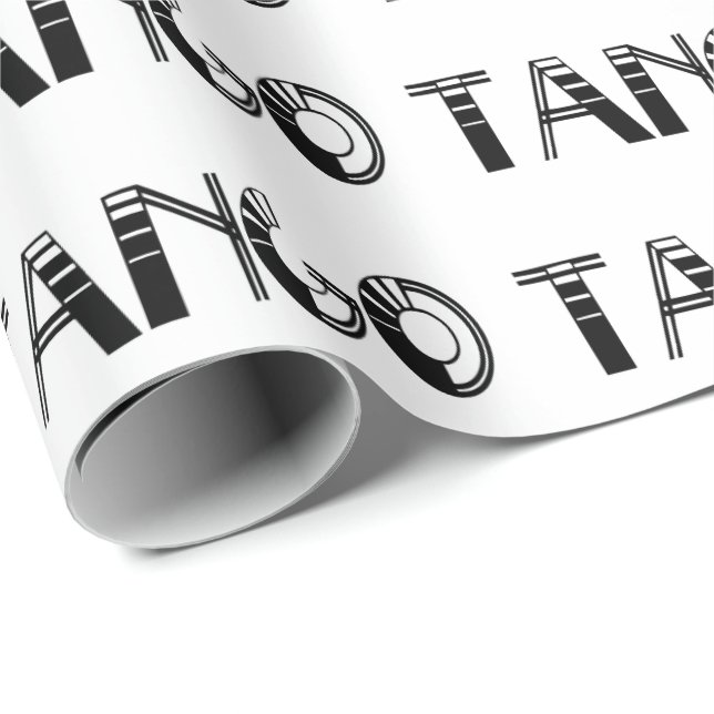 Tango Word Wrapping Paper (Roll Corner)