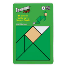 Tangram Quirky Elf Magnet – Sprinter