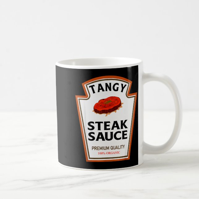 Tangy Steak Sauce Funny Condiment Costume Party Ma Coffee Mug (Right)