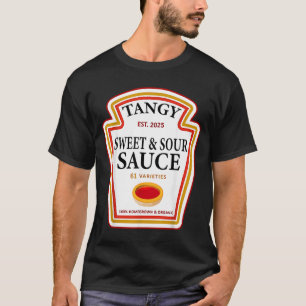 Tangy Sweet and Sour Sauce Group Condiment T-Shirt