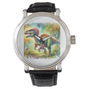 Tanius Dinosaur 020924AREF114 - Watercolor Watch