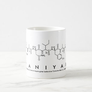 Taniyah peptide name mug