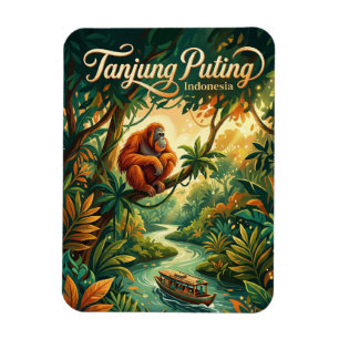 Tanjung Puting National Park Indonesia Magnet