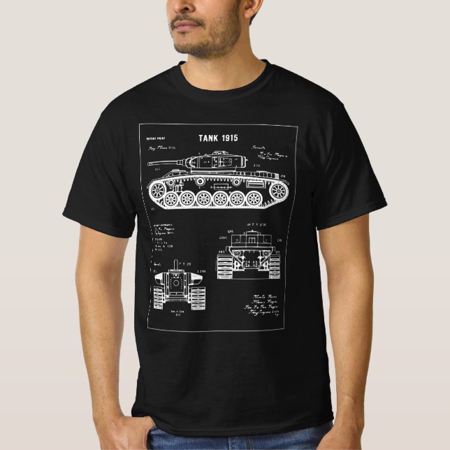 Tank 1915 Blueprint (Front)