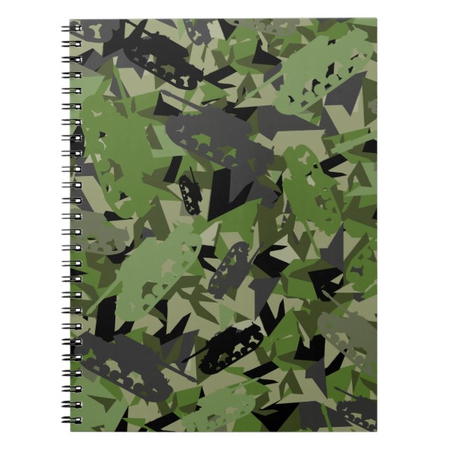 Tank Army Camouflage Notebook (Front)