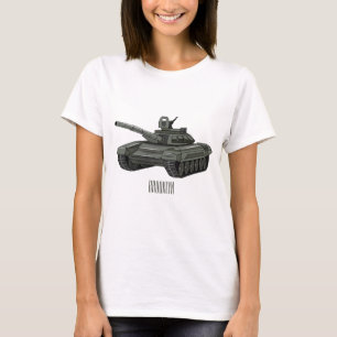 Tank cartoon illustration
