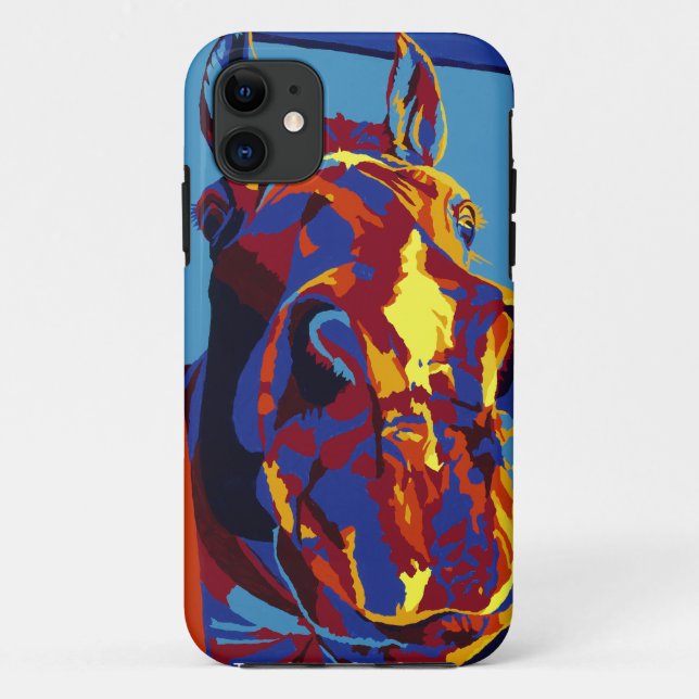Tank - Horse Nose It All Case-Mate iPhone Case (Back)