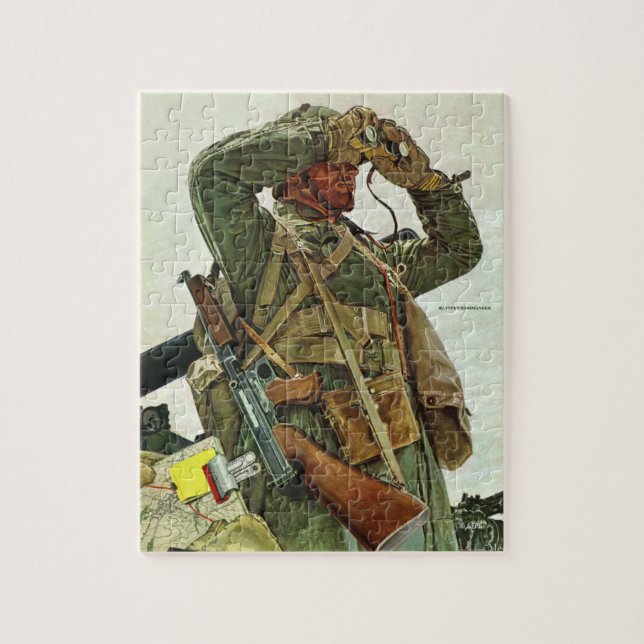 Tank Patrol Jigsaw Puzzle (Vertical)