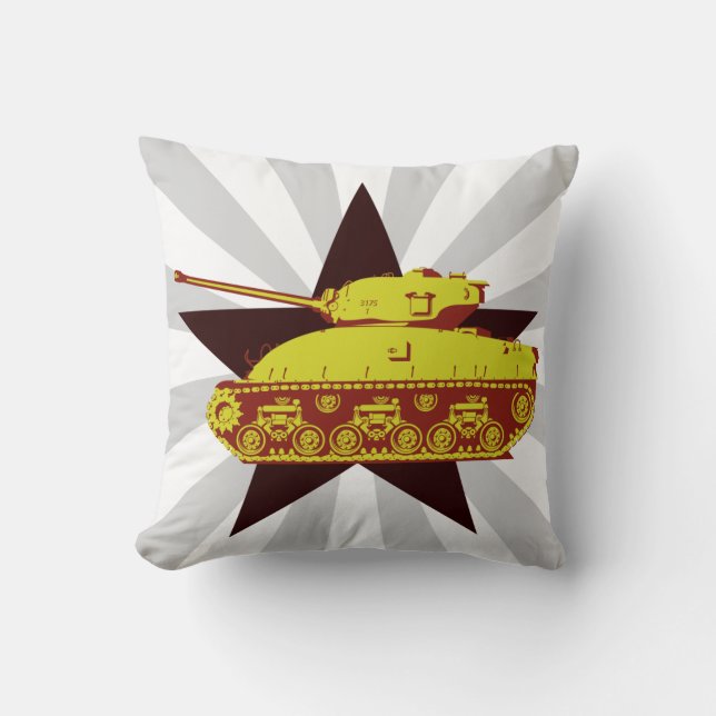 Tank Pillow (starburst) (Front)
