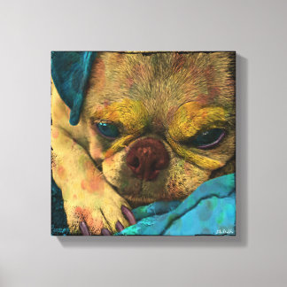 Tank Pop Art Canvas Print