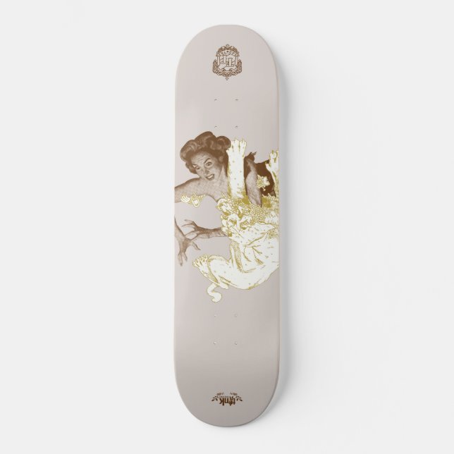 Tank Theory "Dead Cougar" Skateboard (Front)
