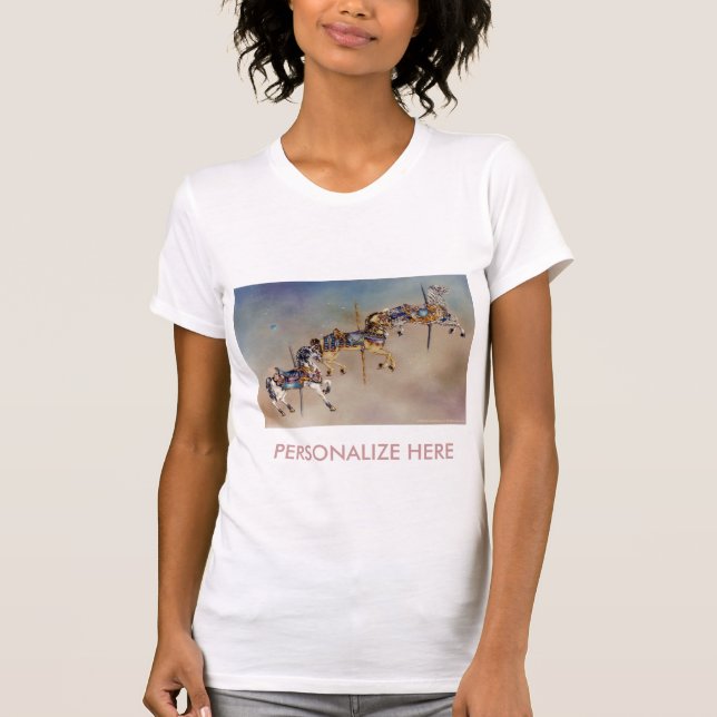 Tank Tops - Three Carousel Horses (Front)