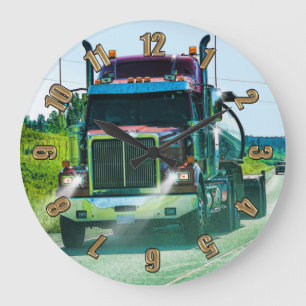Tanker Cistern Truck Lorry-Drivers Wall Clock