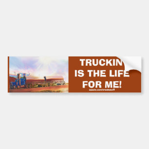 TANKER TRUCK BIG RIG TRUCKERS Bumper Sticker
