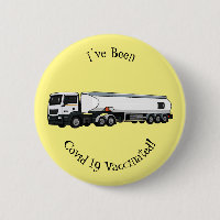 Tanker truck fuel transport cartoon illustration