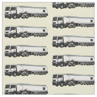 Tanker truck fuel transport cartoon illustration
