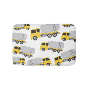 Tanker Truck Transportation Trucks Bath Mat