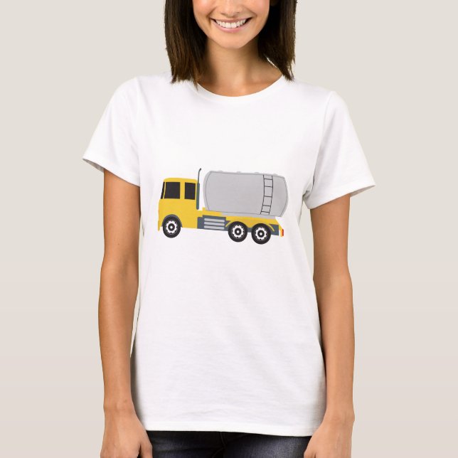 Tanker Truck Transportation Trucks T-Shirt (Front)