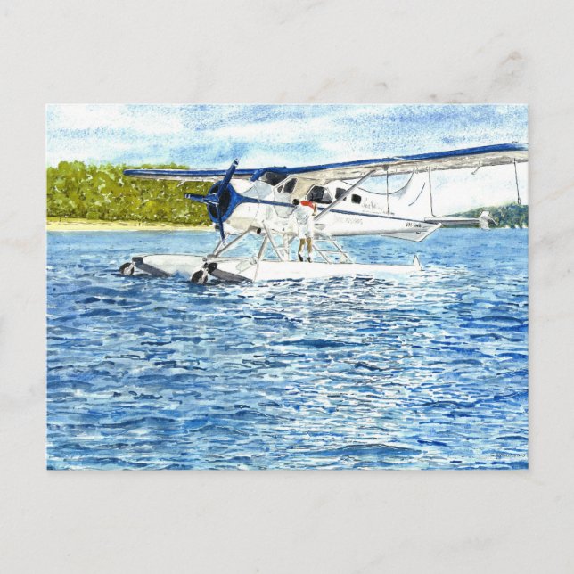 'Tanking Up' Postcard (Front)